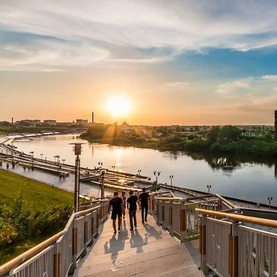 Tour River embankment