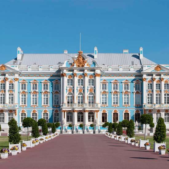 Catherine Palace in Tsarskoe Selo